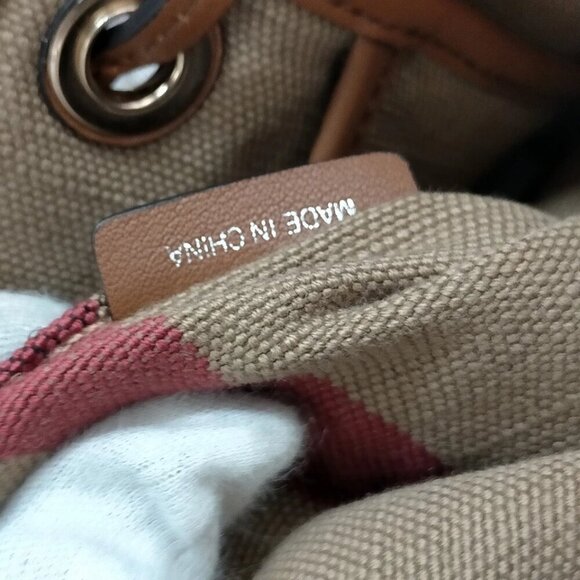 Burberry BackPack Bag Brown Silver 650-031225 main image 4